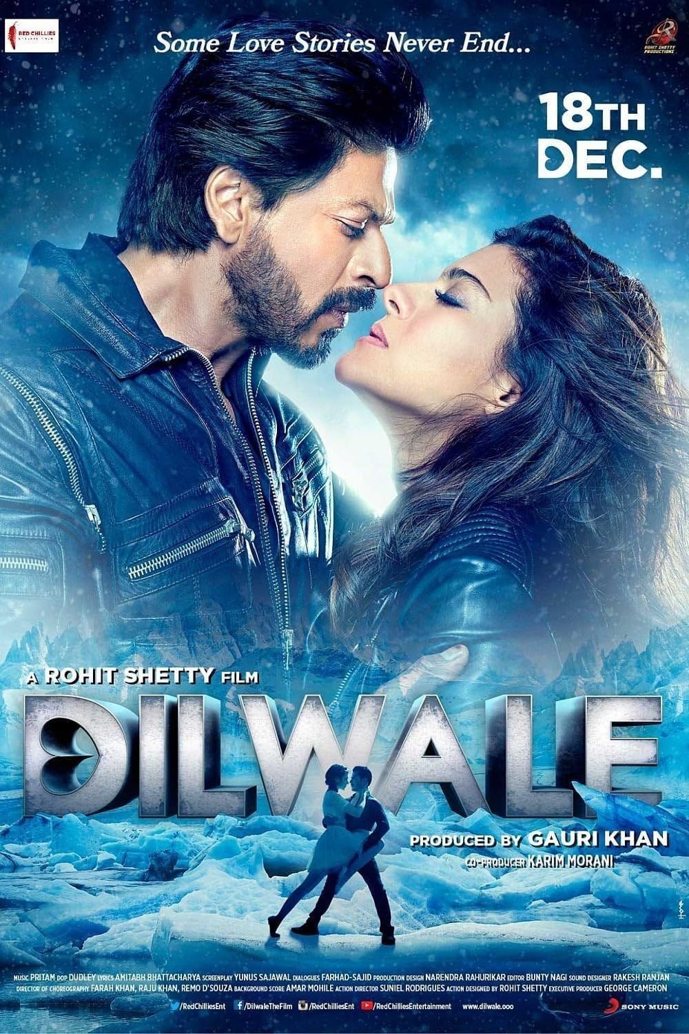 Dilwale (2015) Hindi ORG BluRay Full Movie 720p 480p