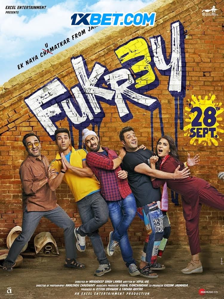 Fukrey 3 (2023) Hindi CAMRip Full Movie 720p 480p