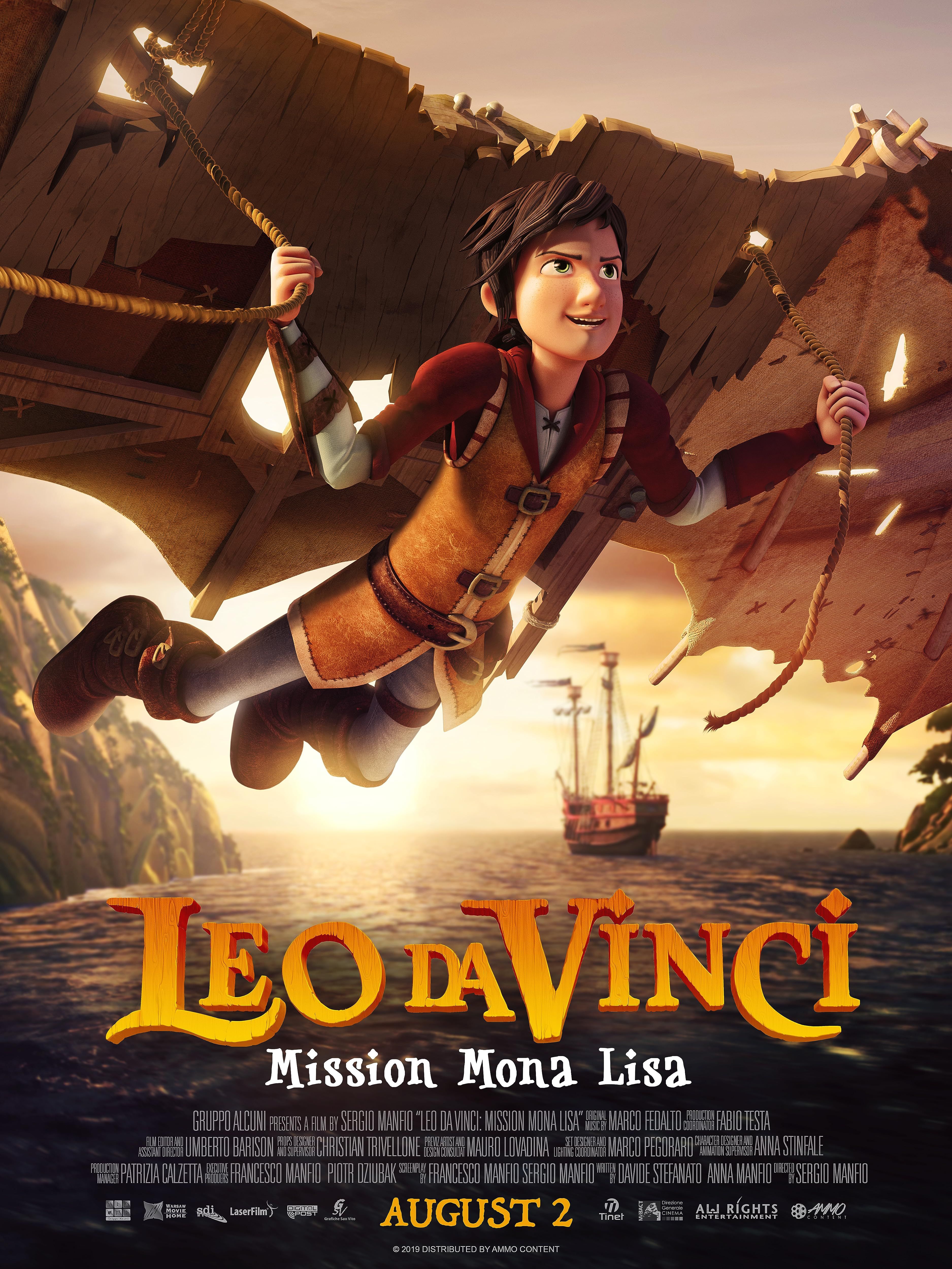 Leo Da Vinci Mission Mona Lisa (2018) Hindi Dubbed ORG BluRay Full Movie 720p 480p