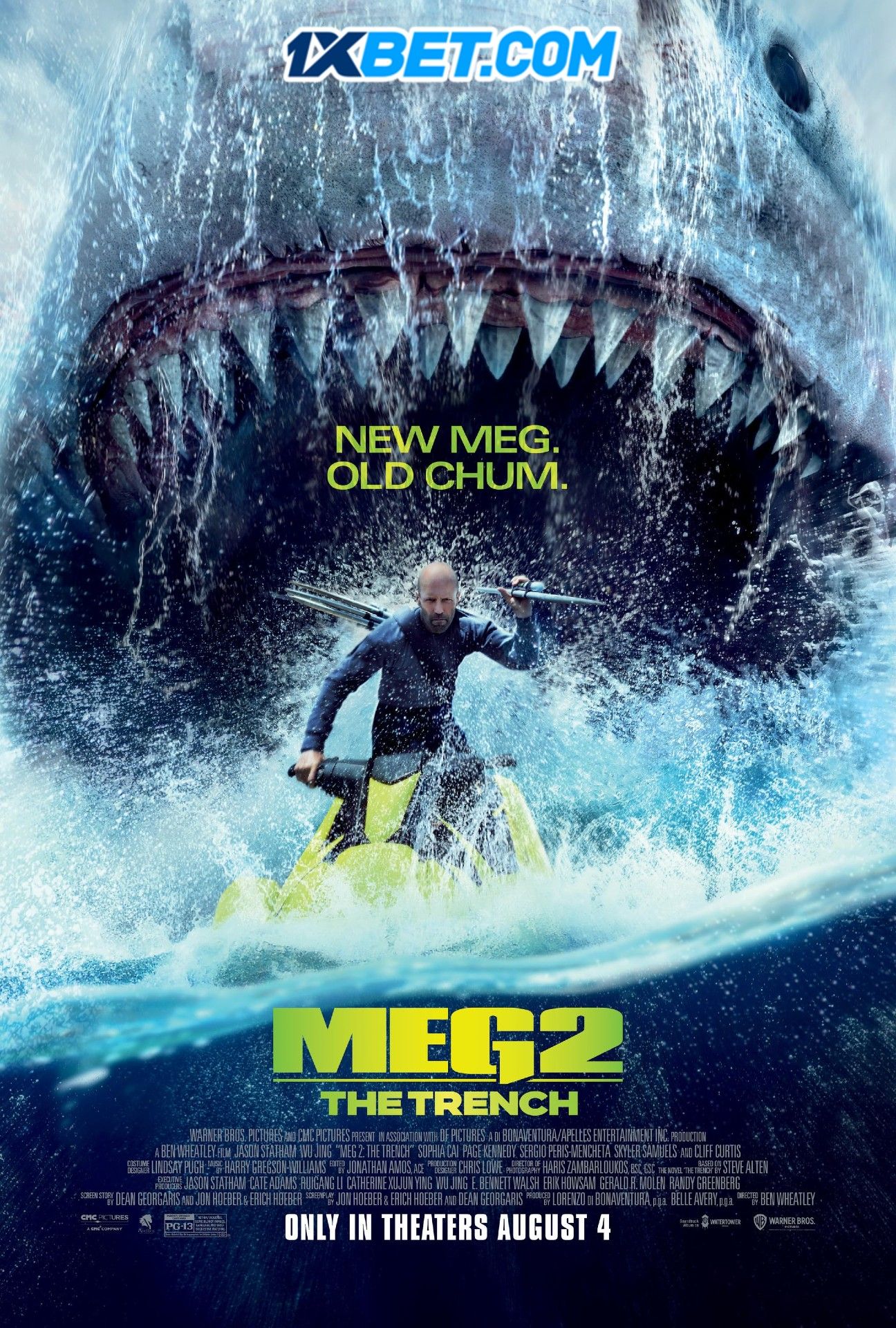 Meg 2 The Trench (2023) Hindi Dubbed HDCAM Full Movie 720p 480p