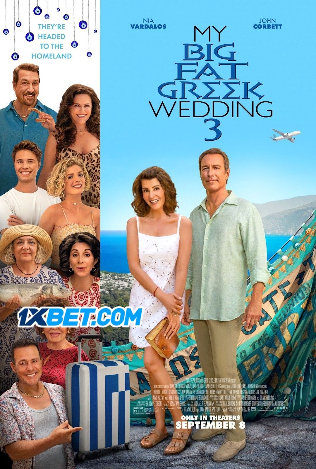 My Big Fat Greek Wedding 3 (2023) Hindi HQ Dubbed WEBRip Full Movie 720p 480p