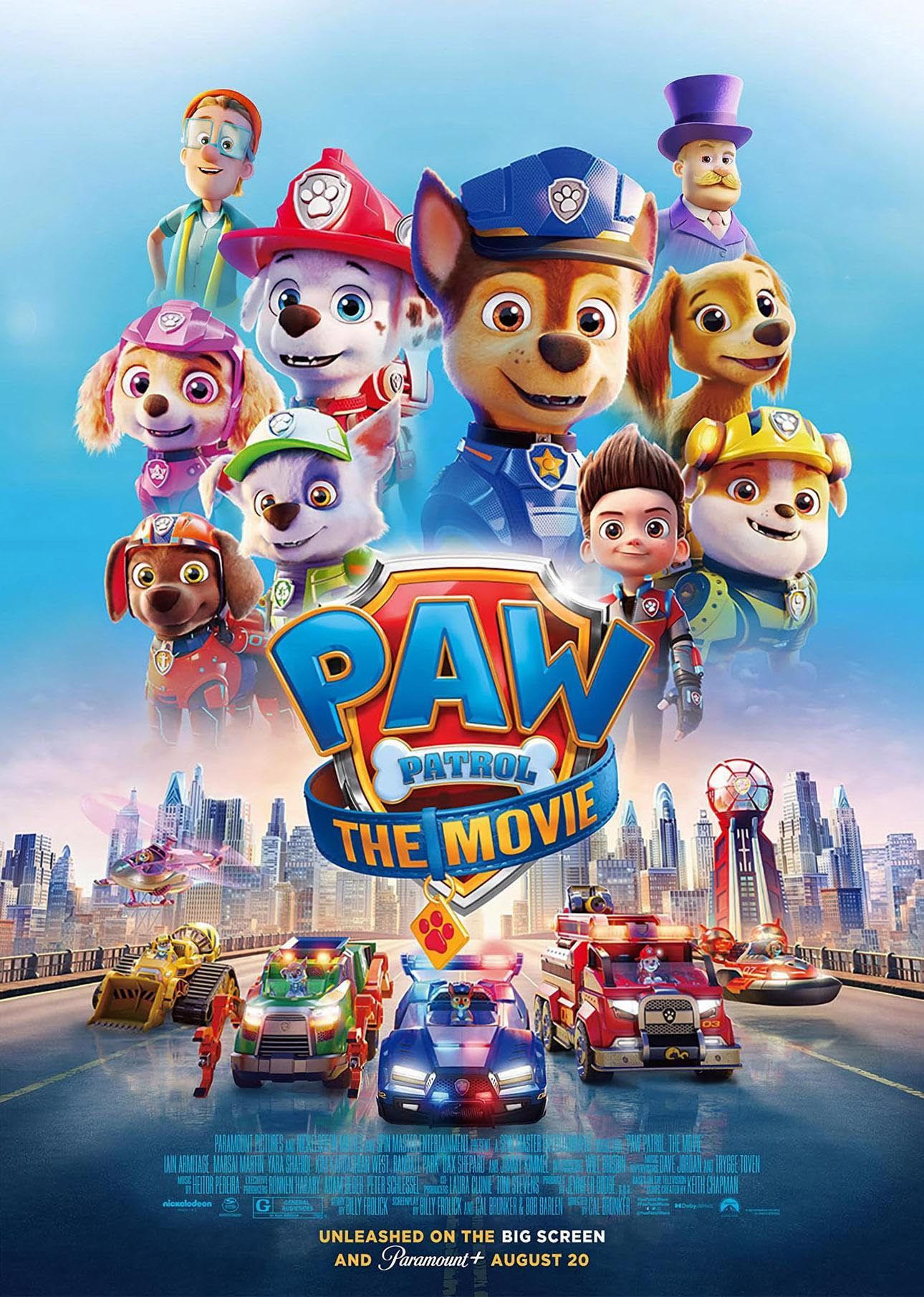 PAW Patrol The Movie (2021) Hindi Dubbed ORG BluRay Full Movie 720p 480p