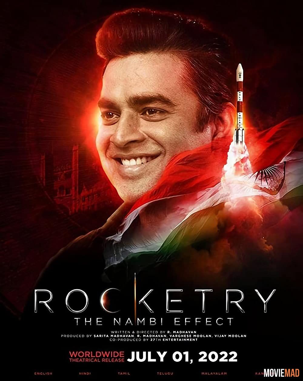 Rocketry The Nambi Effect (2022) Hindi VOOT HDRip Full Movie 720p 480p
