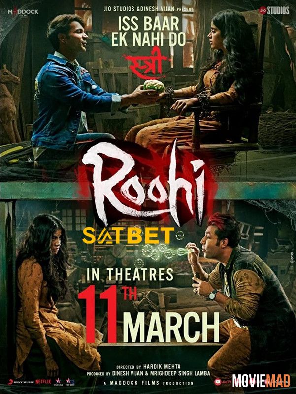 Roohi (2021) Hindi HDRip Full Movie SATBET 720p 480p
