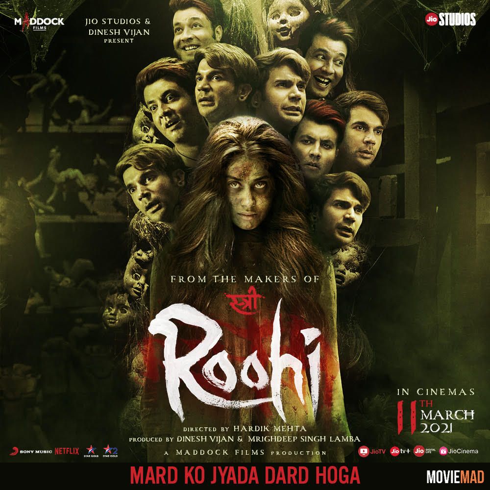 Roohi 2021 Hindi WEB DL NF Full Movie 720p 480p